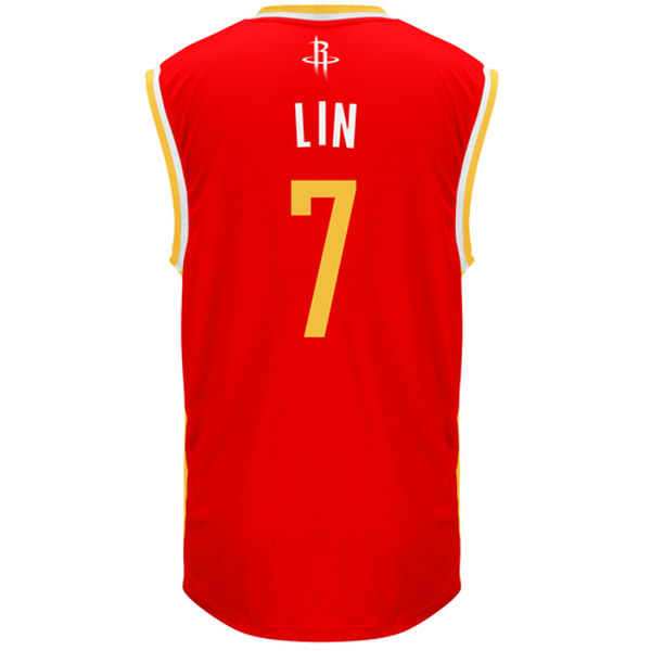 Jeremy Lin Houston Rockets adidas Replica Alternate Jersey - Red