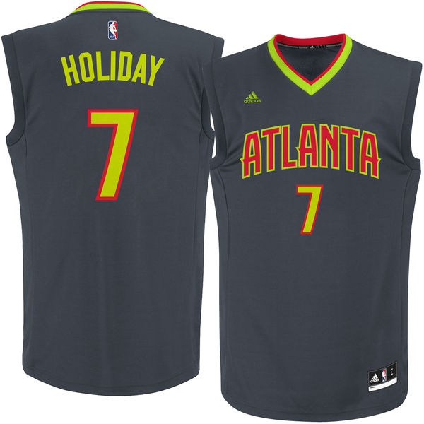 Justin Holiday Atlanta Hawks adidas Replica Jersey - Black