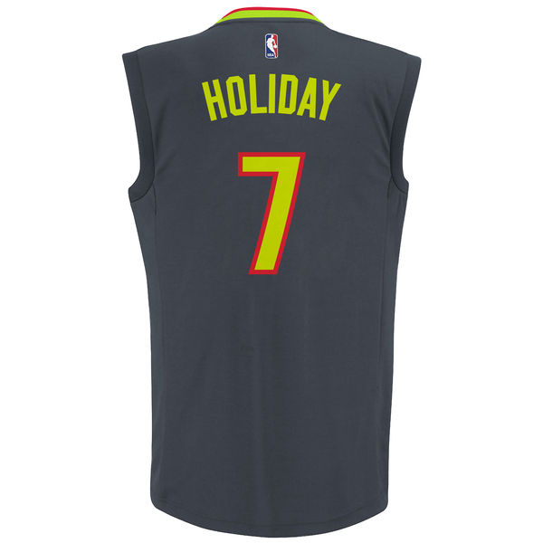 Justin Holiday Atlanta Hawks adidas Replica Jersey - Black