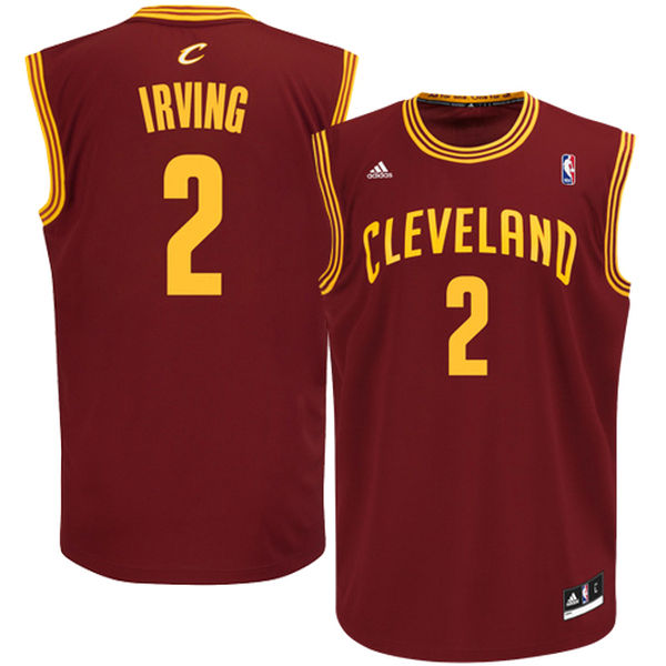 Kyrie Irving Cleveland Cavaliers adidas Youth Replica Road Jersey - Wine