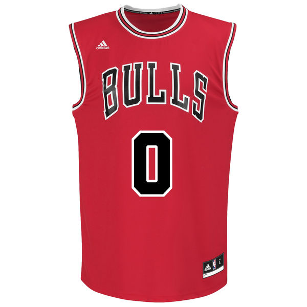 Men Chicago Bulls Aaron Brooks adidas Red Replica Road Jersey