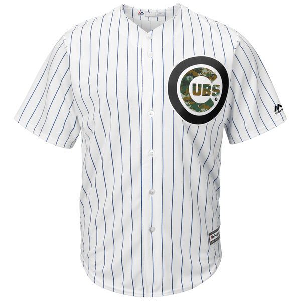 Men's Chicago Cubs Kris Bryant Majestic White 2016 Fashion Memorial Day Cool Base Jersey