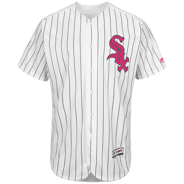 Men's Chicago White Sox Majestic White Home 2016 Mother's Day Flex Base Team Jersey