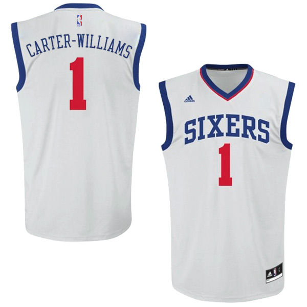 Michael Carter-Williams Philadelphia 76ers adidas Replica Jersey - White