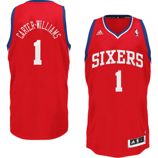 Michael Carter-Williams Philadelphia 76ers adidas Swingman Jersey C Red