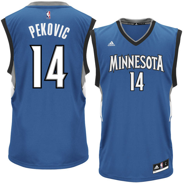 Nikola Pekovic Minnesota Timberwolves adidas Replica Jersey - Royal