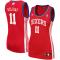 adidas Jrue Holiday Philadelphia 76ers Women's Replica Road Jersey - Red