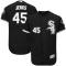 Black Bobby Jenks Men #45 Majestic MLB Chicago White Sox Flexbase Collection Jersey