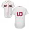 Boston Red Sox #13 Hanley Ramirez White Flexbase Authentic Collection Stitched Baseball Jersey