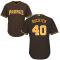 Coffee Ryan Buchter Men #40 Majestic MLB San Diego Padres New Cool Base Jersey