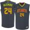 Kent Bazemore Atlanta Hawks adidas Replica Jersey - Black