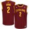 Kyrie Irving Cleveland Cavaliers adidas Youth Replica Road Jersey - Wine