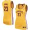 LeBron James Cleveland Cavaliers adidas Women's Alternate Replica Jersey C Gold