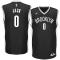 Men Brooklyn Nets Jarrett Jack adidas Black Replica Road Jersey