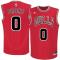 Men Chicago Bulls Aaron Brooks adidas Red Replica Road Jersey