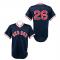 Navy Blue 1991 Throwback Wade Boggs Men #26 Mitchell And Ness MLB Boston Red Sox Jersey