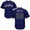 Purple Chad Qualls Men #50 Majestic MLB Colorado Rockies 2016 New Cool Base Jersey