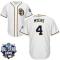 San Diego Padres Wil Myers #4 Majestic White 2016 All-Star Patch Authentic Cool Base Jersey