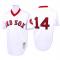 White 1975 Throwback Jim Rice Men #14 Mitchell And Ness MLB Boston Red Sox Jersey