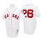 White 1987 Throwback Wade Boggs Men #26 Mitchell And Ness MLB Boston Red Sox Jersey