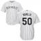 White Chad Qualls Men #50 Majestic MLB Colorado Rockies 2016 New Cool Base Jersey