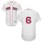 White Johnny Pesky Men #6 Majestic MLB Boston Red Sox Flexbase Collection Jersey