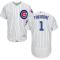 White Kosuke Fukudome Men #1 Majestic MLB Chicago Cubs Flexbase Collection Jersey