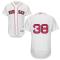 White Rusney Castillo Men #38 Majestic MLB Boston Red Sox Flexbase Collection Jersey