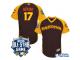 2016 MLB All-Star National Chicago Cubs #17 Kris Bryant Brown Run Derby Third Baseman Cool Base Jersey