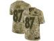 #87 Limited Noah Fant Camo Football Men's Jersey Denver Broncos 2018 Salute to Service