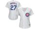 Addison Russell Chicago Cubs Majestic Women's Cool Base Player Jersey - White