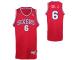 adidas Julius Erving Philadelphia 76ers Dr. J Soul Swingman Nickname Jersey - Red