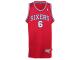 adidas Julius Erving Philadelphia 76ers Dr. J Soul Swingman Nickname Jersey - Red