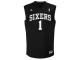 adidas Michael Carter-Williams Philadelphia 76ers Fashion Replica Jersey - Black