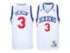 Allen Iverson Philadelphia 76ers adidas Hardwood Classics Swingman Jersey - White