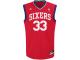 Andrew Bynum Philadelphia 76ers adidas Replica Road Jersey - Red