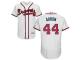 Atlanta Braves #44 Hank Aaron White Flexbase Authentic Collection Stitched Baseball Jersey