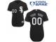 Black Customized Women Majestic MLB Chicago White Sox Cool Base Alternate Jersey