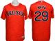 Boston Red Sox #29 Daniel Nava Conventional 3D Version Red Jersey