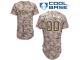 Camo Customized Men Majestic MLB San Diego Padres Cool Base Alternate Jersey