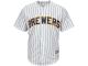 Carlos Gomez Milwaukee Brewers Majestic 2015 Cool Base Player Jersey - White