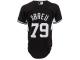 Chicago White Sox Jose Abreu Majestic Youth Cool Base Batting Practice Player Jersey - Black