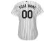 Chicago White Sox Majestic Women's Cool Base Custom Jersey - White Black