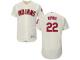 Cleveland Indians #22 Jason Kipnis Cream Flexbase Authentic Collection Stitched Baseball Jersey