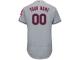 Cleveland Indians Majestic Flexbase Authentic Collection Custom Jersey - Gray