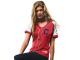 Cleveland Indians Majestic Women's Fashion Replica Jersey - Red