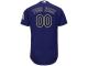 Colorado Rockies Majestic Flexbase Authentic Collection Custom Jersey - Purple