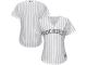 Colorado Rockies Majestic Women's 2015 Cool Base Jersey - White