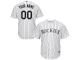 Colorado Rockies Majestic Youth Custom Cool Base Jersey - White