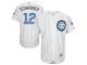 Cubs #12 Kyle Schwarber White (Blue Strip) Flexbase Authentic Collection 2016 Father Day Stitched Baseball Jersey